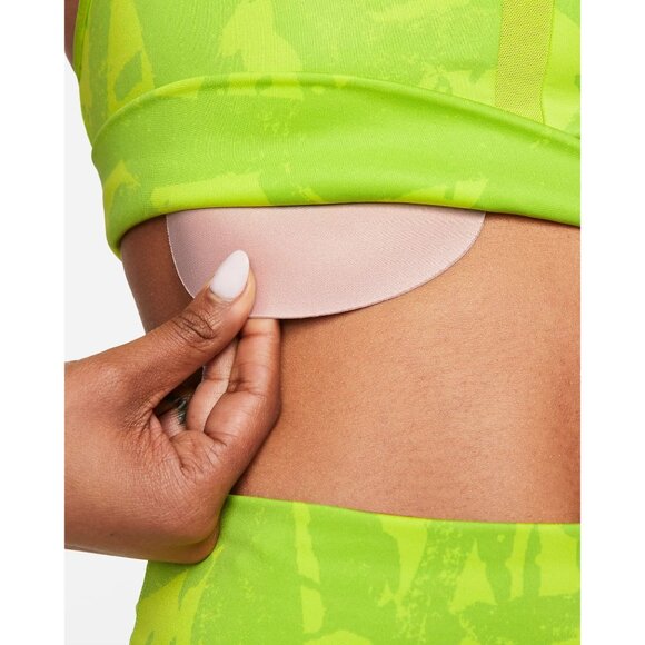 Nike Womens Dri-FIT Indy Icon Sports Bra DM0668-321 Green Pink Size S Small - Picture 7 of 7